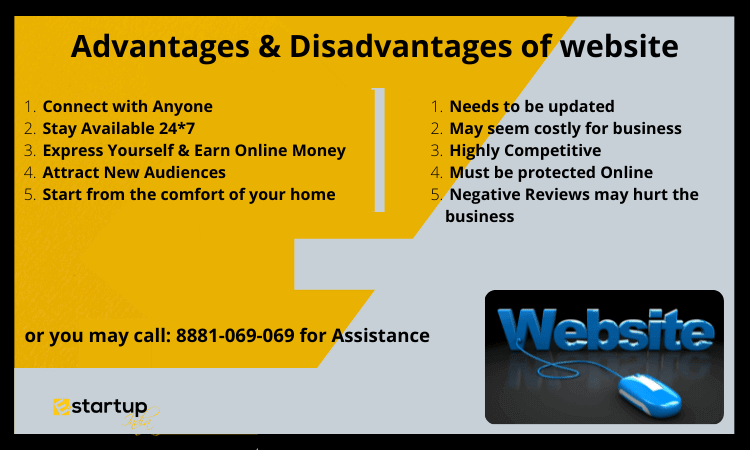 Advantages Disadvantages Of Website Website Development Online