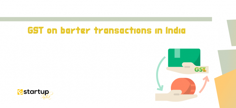 GST on barter transactions in India