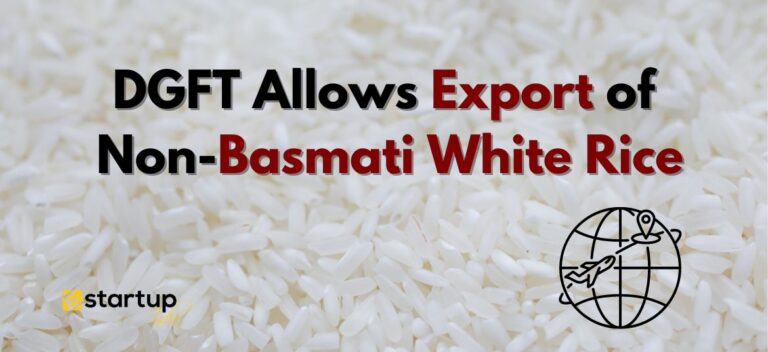 DGFT allows export of Non-Basmati White Rice