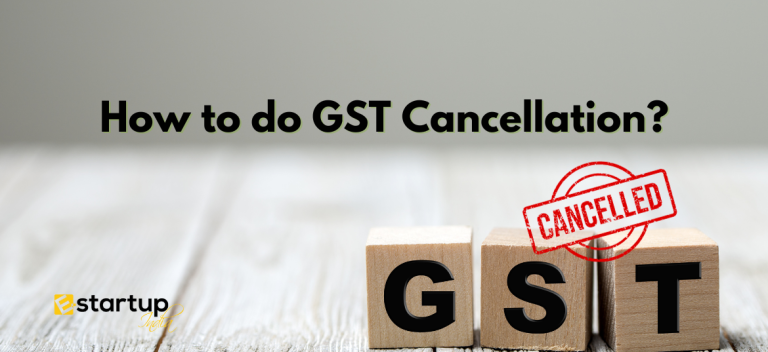 How to do GST Cancellation