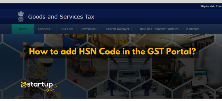 How to add HSN code in the GST Portal?