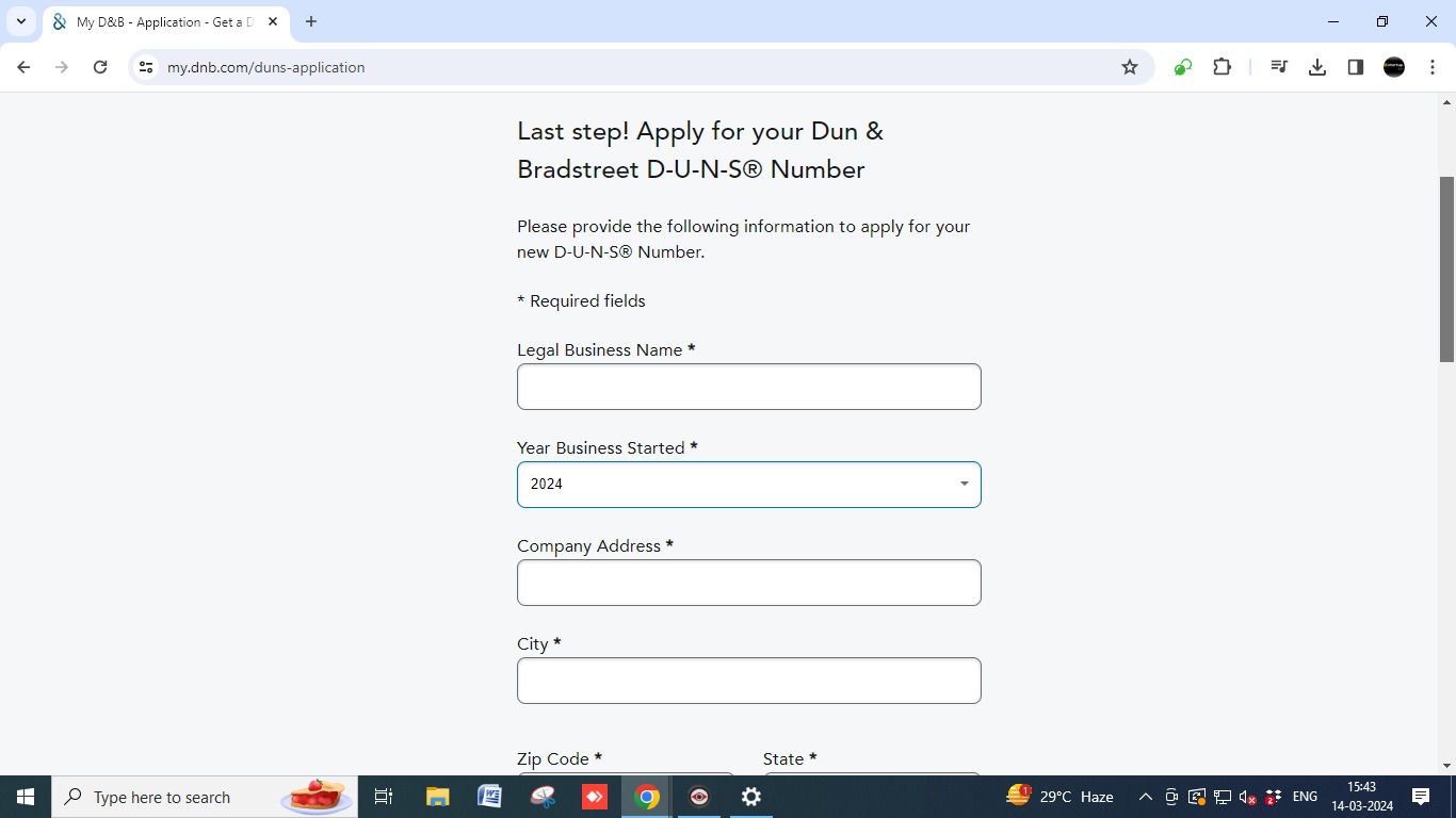 Stepwise Process to Apply DUNS Number for Google Play Store