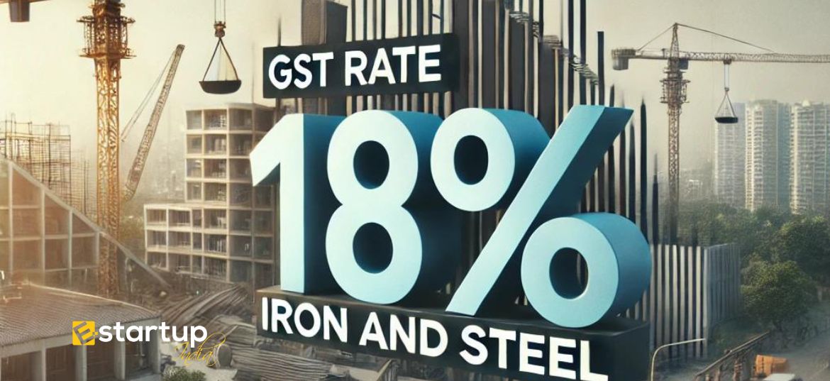 GST Rate for Iron and Steel