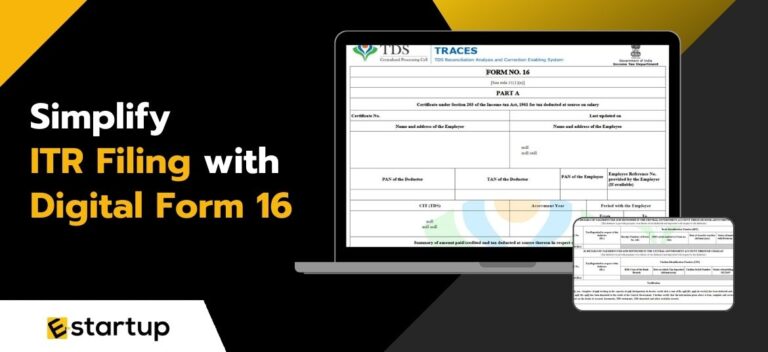 Income Tax filing with Digital Form 16, Error free Income tax filing, ITR Filing