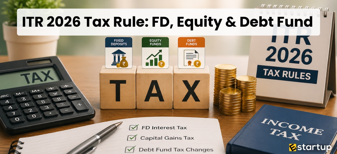 ITR 2026 Tax Rule: FD, Equity & Debt Fund