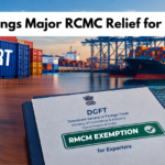 RCMC exemption for exports