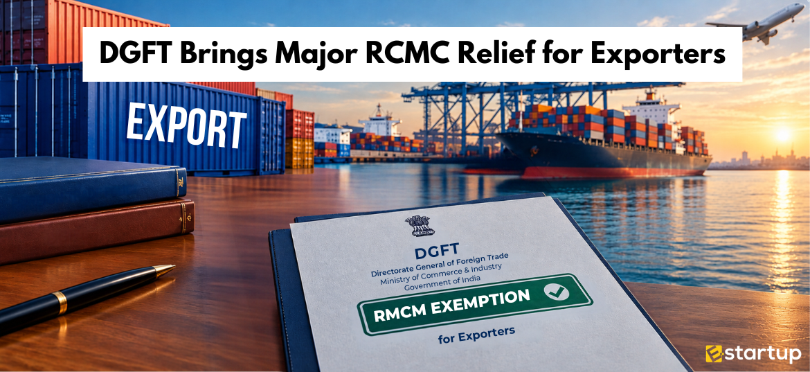 RCMC exemption for exports
